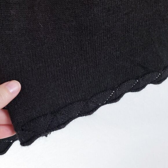 Eddie Bauer Collectibles Womens Cardigan Angora Fair Isle Beaded Nordic Size M - Picture 8 of 11